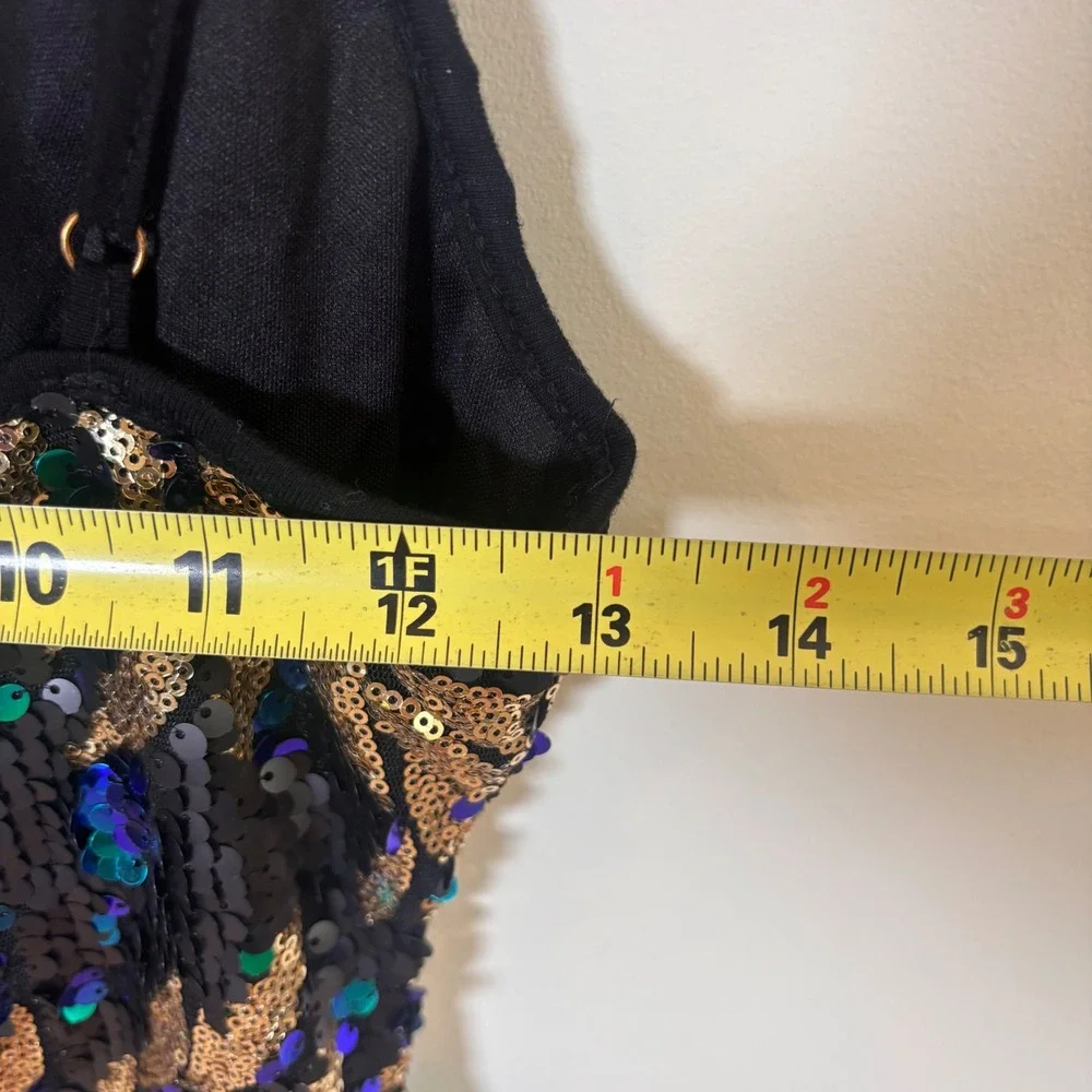 Fashion Nova Womens Dress Sz S Party Sequin Mini‎ Cocktail
